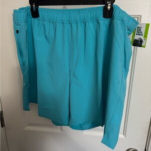 DSG Men's 6" Agility Woven Comfy Shorts | Blue Spray | Size-XXL NWT NEW active